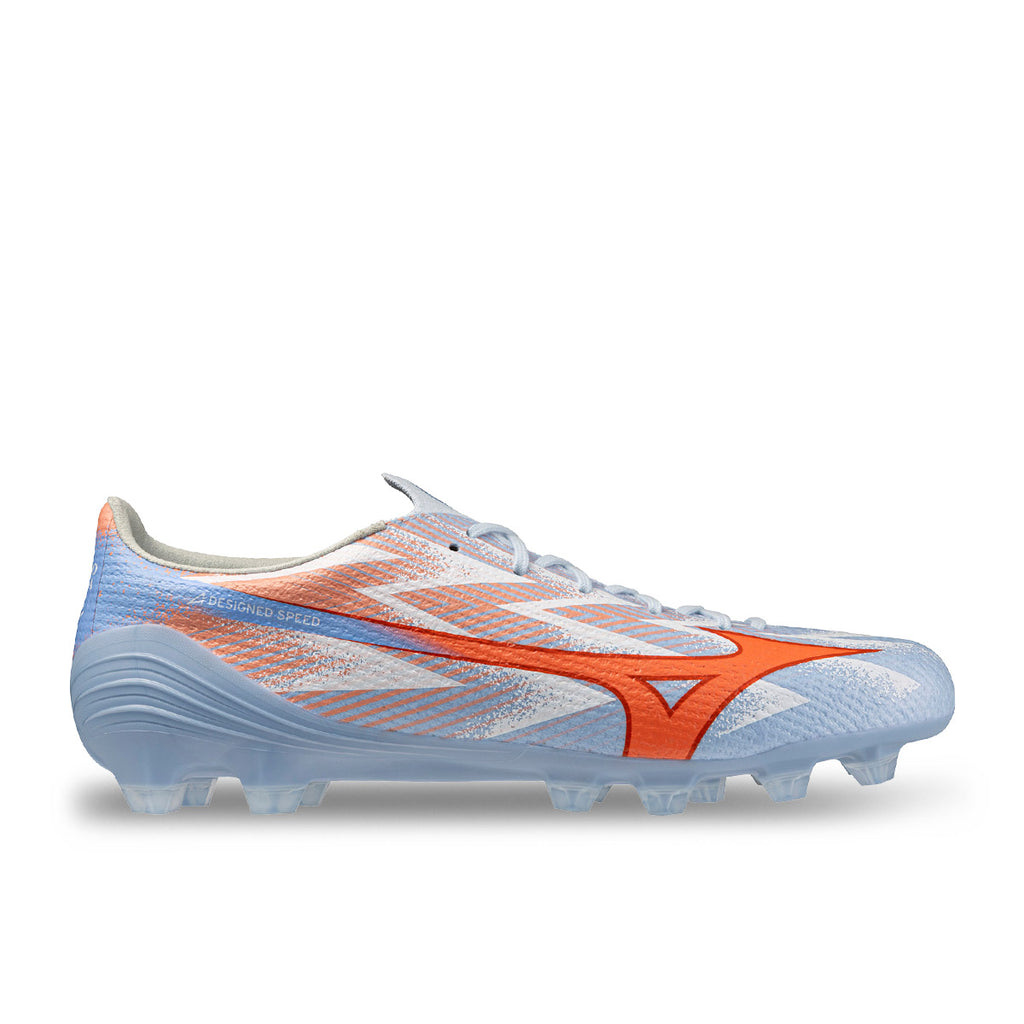 MIZUNO ALPHA III PRO FG - BLUE FINCH/CORNFLOWER BLUE/LAVA ORANGE