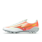 MIZUNO ALPHA III SELECT AG - WHITE/LAVA ORANGE/EVENING PRIMROSE