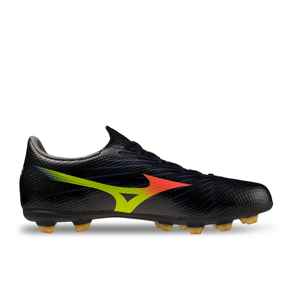 MIZUNO ALPHA III SELECT FG - BLACK/LAVA ORANGE/EVENING PRIMROSE