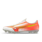 MIZUNO ALPHA III SELECT FG - WHITE/LAVA ORANGE/EVENING PRIMROSE