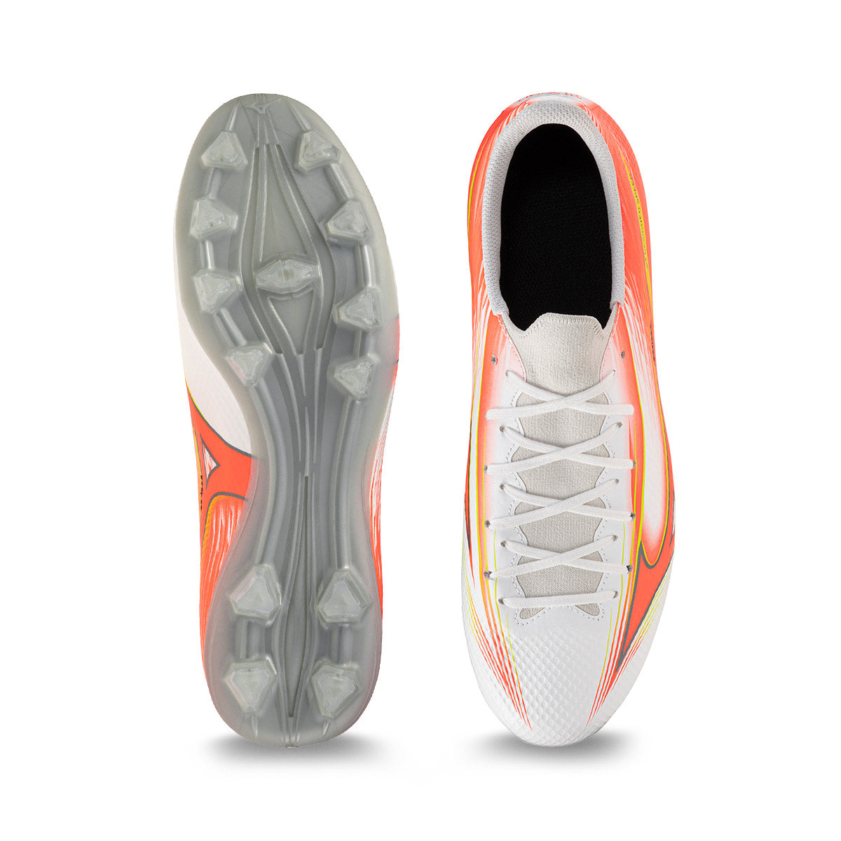 MIZUNO ALPHA III SELECT FG - WHITE/LAVA ORANGE/EVENING PRIMROSE