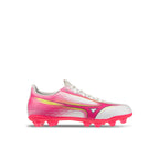 MIZUNO ALPHA III SELECT JR FG - WHITE/FUCHSIA PURPLE