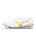 MIZUNO MONARCIDA NEO III ELITE FG - WHITE/EVENING PRIMROSE/LAVA ORANGE