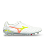 MIZUNO MONARCIDA NEO III ELITE FG - WHITE/EVENING PRIMROSE/LAVA ORANGE