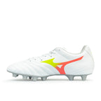 MIZUNO MONARCIDA NEO III SELECT FG - WHITE/EVENING PRIMROSE/LAVA ORANGE