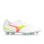 MIZUNO MONARCIDA NEO III SELECT FG - WHITE/EVENING PRIMROSE/LAVA ORANGE