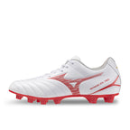MIZUNO MONARCIDA NEO III SELECT FG - WHITE/MORELIA 40TH RED