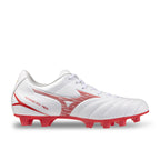 MIZUNO MONARCIDA NEO III SELECT FG - WHITE/MORELIA 40TH RED