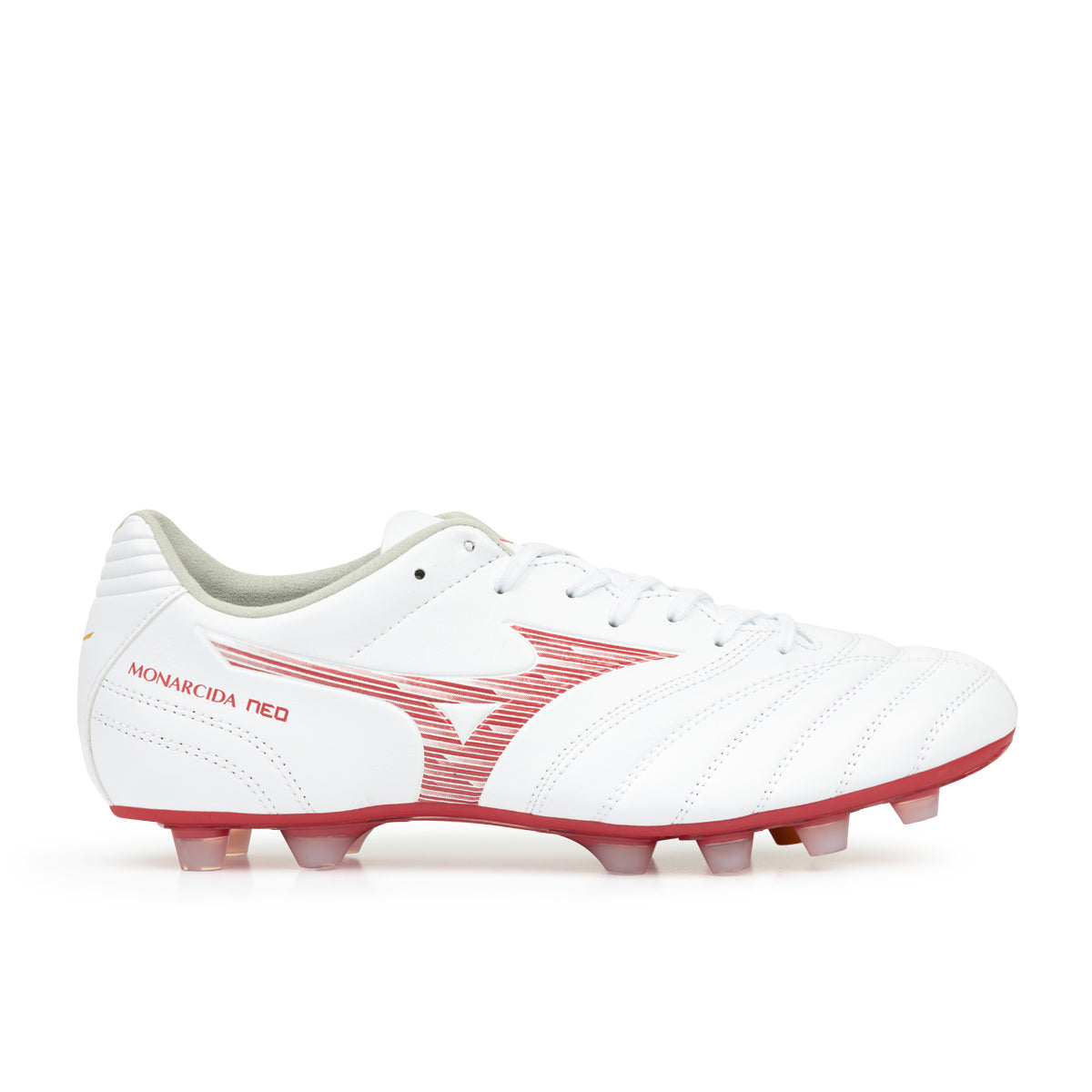 MIZUNO MONARCIDA NEO III WIDE PRO - WHITE/MORELIA 40TH RED