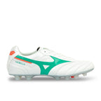 MIZUNO MORELIA II ELITE FG - WHITE/ARCADIA/LAVA ORANGE