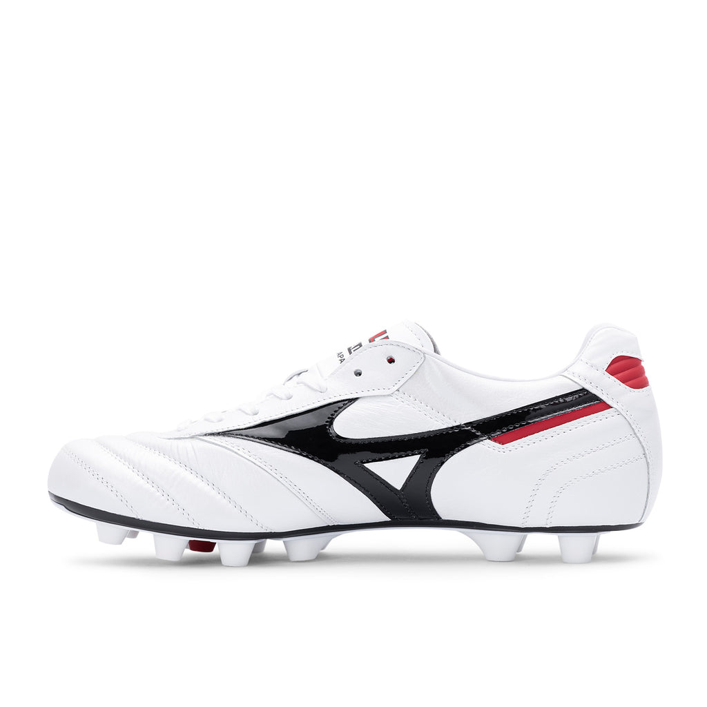 MIZUNO MORELIA II JAPAN - WHITE/BLACK/CHINESERED
