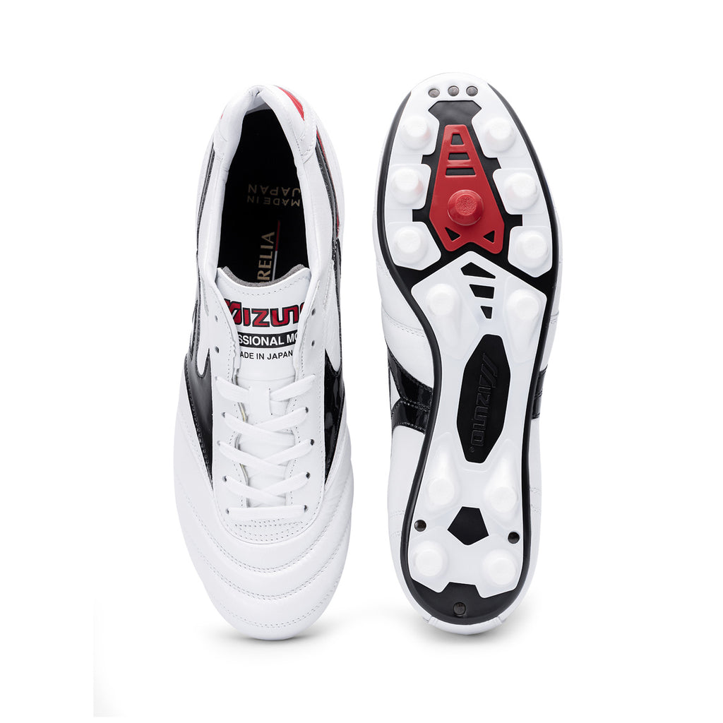 MIZUNO MORELIA II JAPAN - WHITE/BLACK/CHINESERED