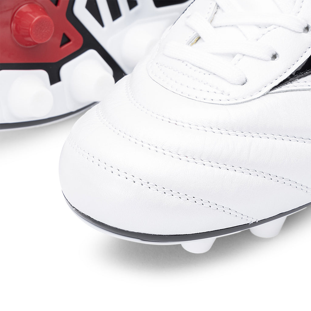 MIZUNO MORELIA II JAPAN - WHITE/BLACK/CHINESERED
