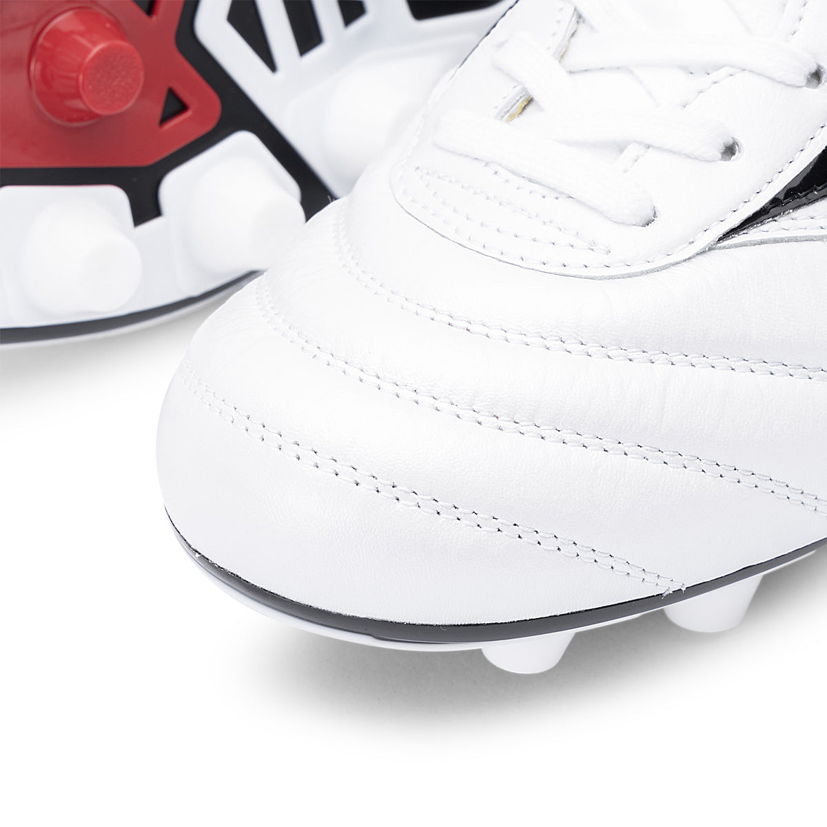 MIZUNO MORELIA II JAPAN - WHITE/BLACK/CHINESERED