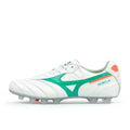 MIZUNO MORELIA II JAPAN FG - WHITE/ARCADIA/LAVA ORANGE