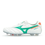 MIZUNO MORELIA II JAPAN FG - WHITE/ARCADIA/LAVA ORANGE