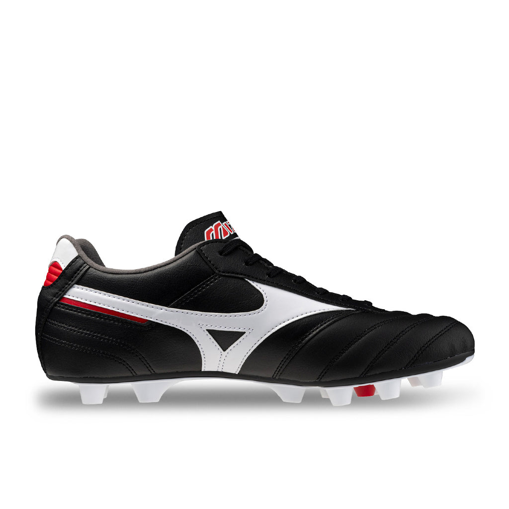 MIZUNO MORELIA II PRO FG - BLACK/WHITE/CHINESE RED