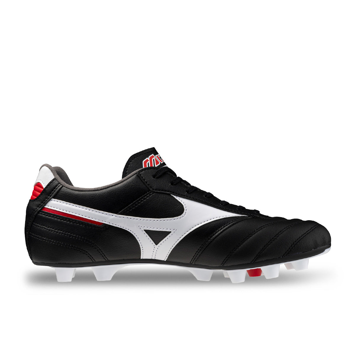 MIZUNO MORELIA II PRO FG - BLACK/WHITE/CHINESE RED