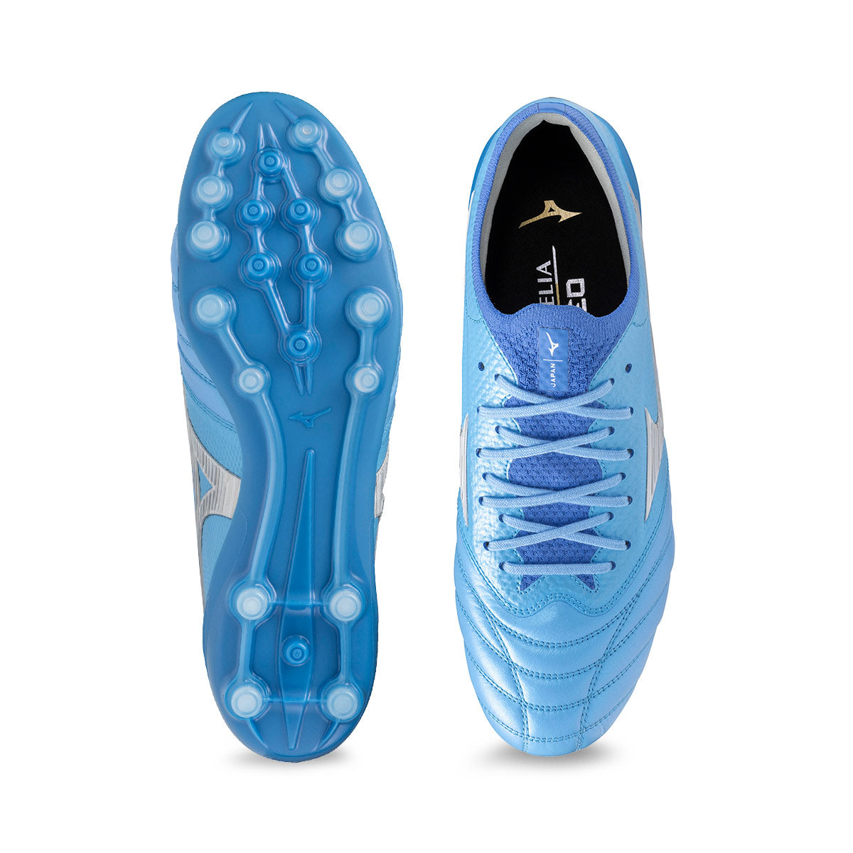 MIZUNO MORELIA NEO IV BETA JAPAN AG - CELESTE/WHITE/MP GOLD