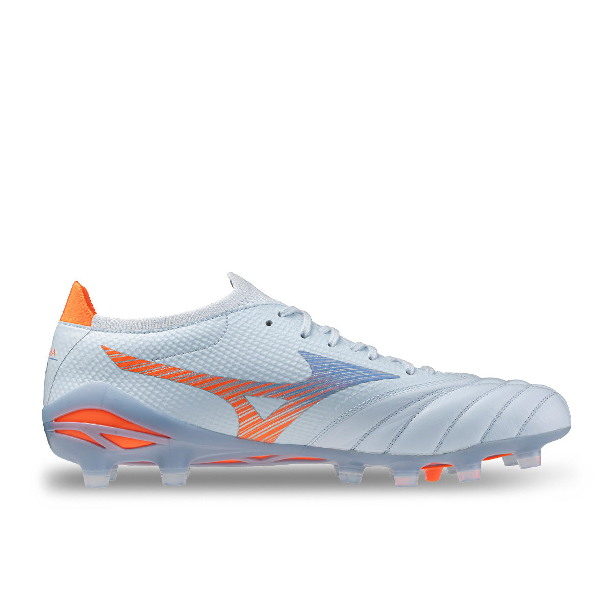 MIZUNO MORELIA NEO V BETA ELITE FG - BLUE FINCH/CORNFLOWER BLUE/LAVA ORANGE