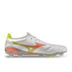 MIZUNO MORELIA NEO V BETA ELITE FG - WHITE/EVENING PRIMROSE/LAVA ORANGE