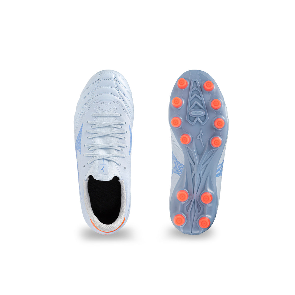 MIZUNO MORELIA NEO V BETA SELECT JR FG - BLUE FINCH/CORNFLOWER BLUE/LAVA ORANGE
