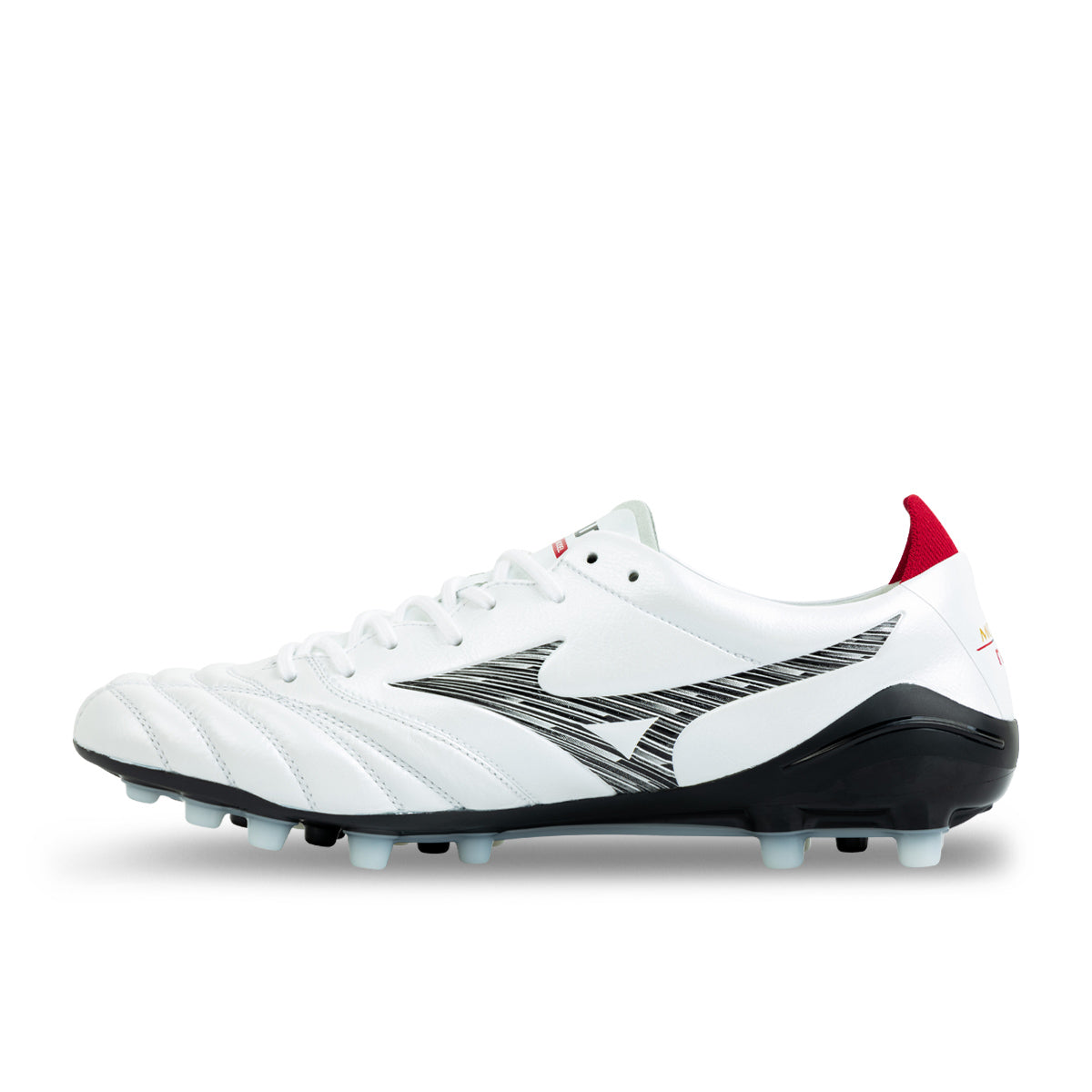 MIZUNO MORELIA NEO V ELITE AG - WHITE/BLACK/CHINESE RED
