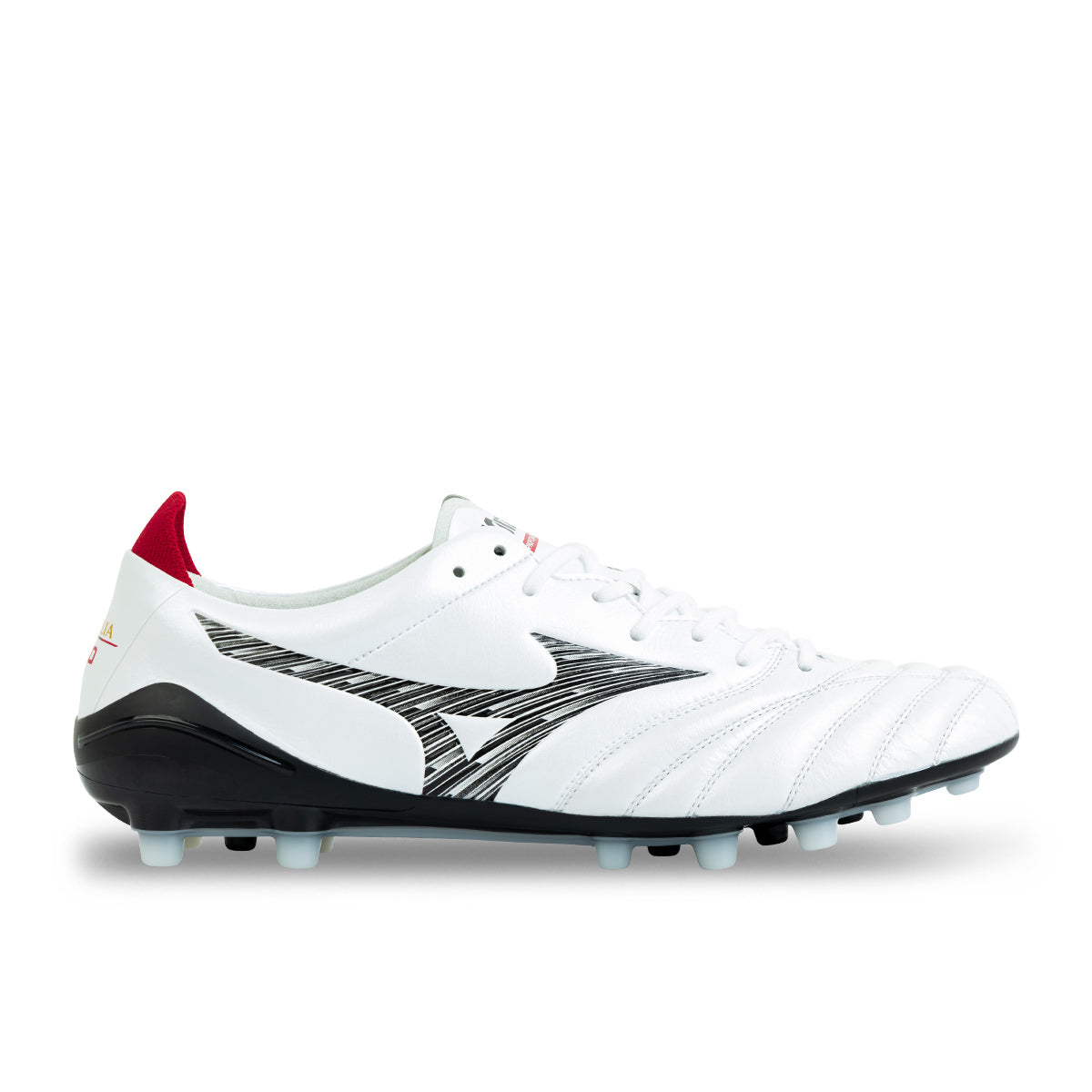 MIZUNO MORELIA NEO V ELITE AG - WHITE/BLACK/CHINESE RED