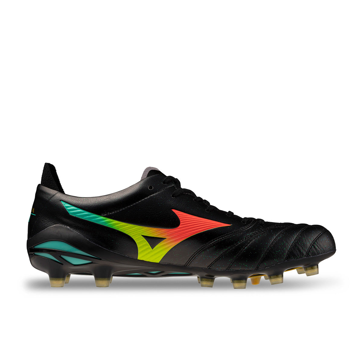 MIZUNO MORELIA NEO V ELITE FG - BLACK/LAVA ORANGE/ARCADIA