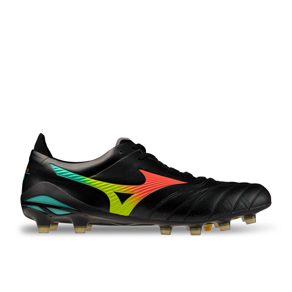 MIZUNO MORELIA NEO V ELITE FG - BLACK/LAVA ORANGE/ARCADIA