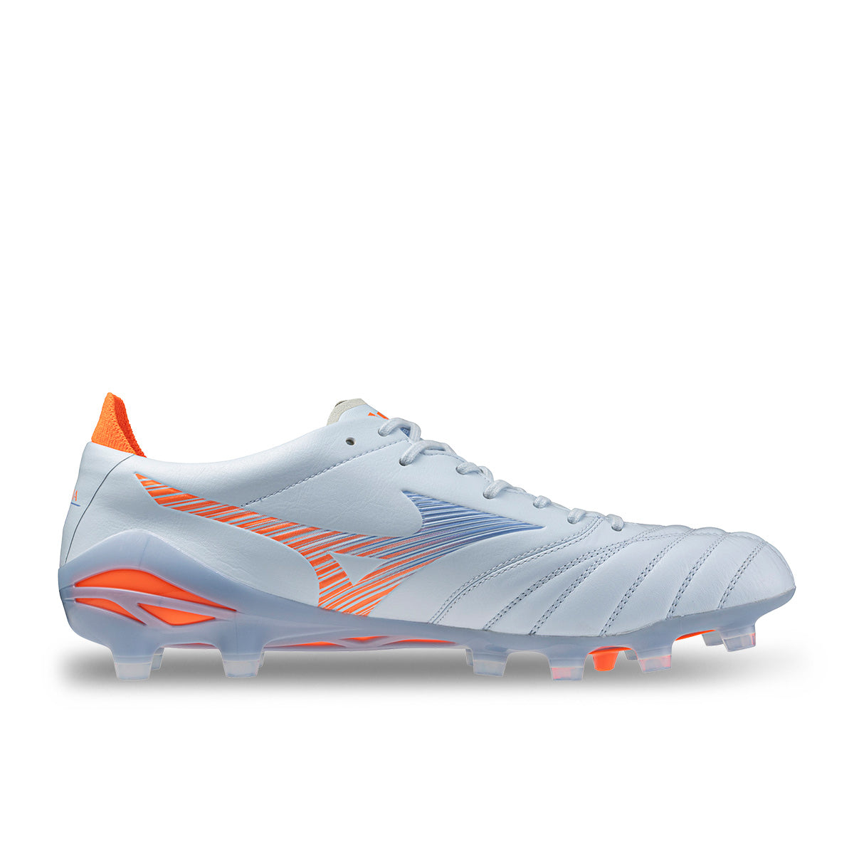 MIZUNO MORELIA NEO V ELITE FG - BLUE FINCH/CORNFLOWER BLUE/LAVA ORANGE