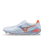 MIZUNO MORELIA NEO V JAPAN FG - BLUE FINCH/CORNFLOWER BLUE/LAVA ORANGE