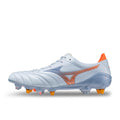 MIZUNO MORELIA NEO V JAPAN MIX - BLUE FINCH/CORNFLOWER BLUE/LAVA ORANGE