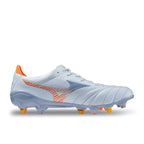 MIZUNO MORELIA NEO V JAPAN MIX - BLUE FINCH/CORNFLOWER BLUE/LAVA ORANGE