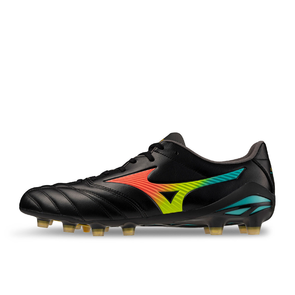 MIZUNO MORELIA NEO V PRO FG - BLACK/LAVA ORANGE/ARCADIA