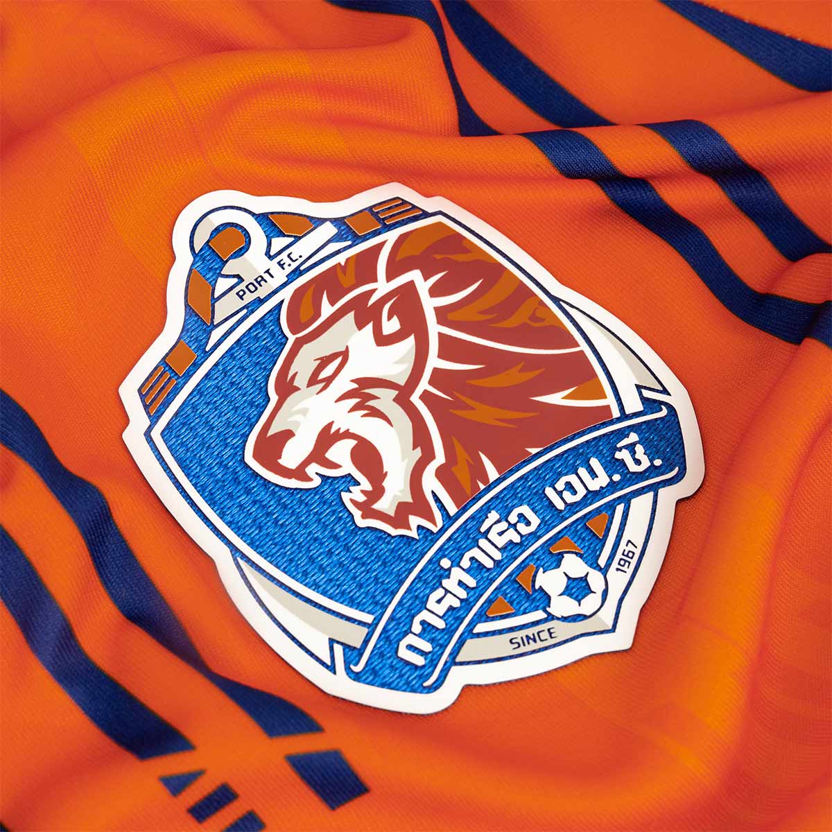 MIZUNO PORT FC 2026/2027 HOME REPLICA JERSEY - ORANGE/BLUE