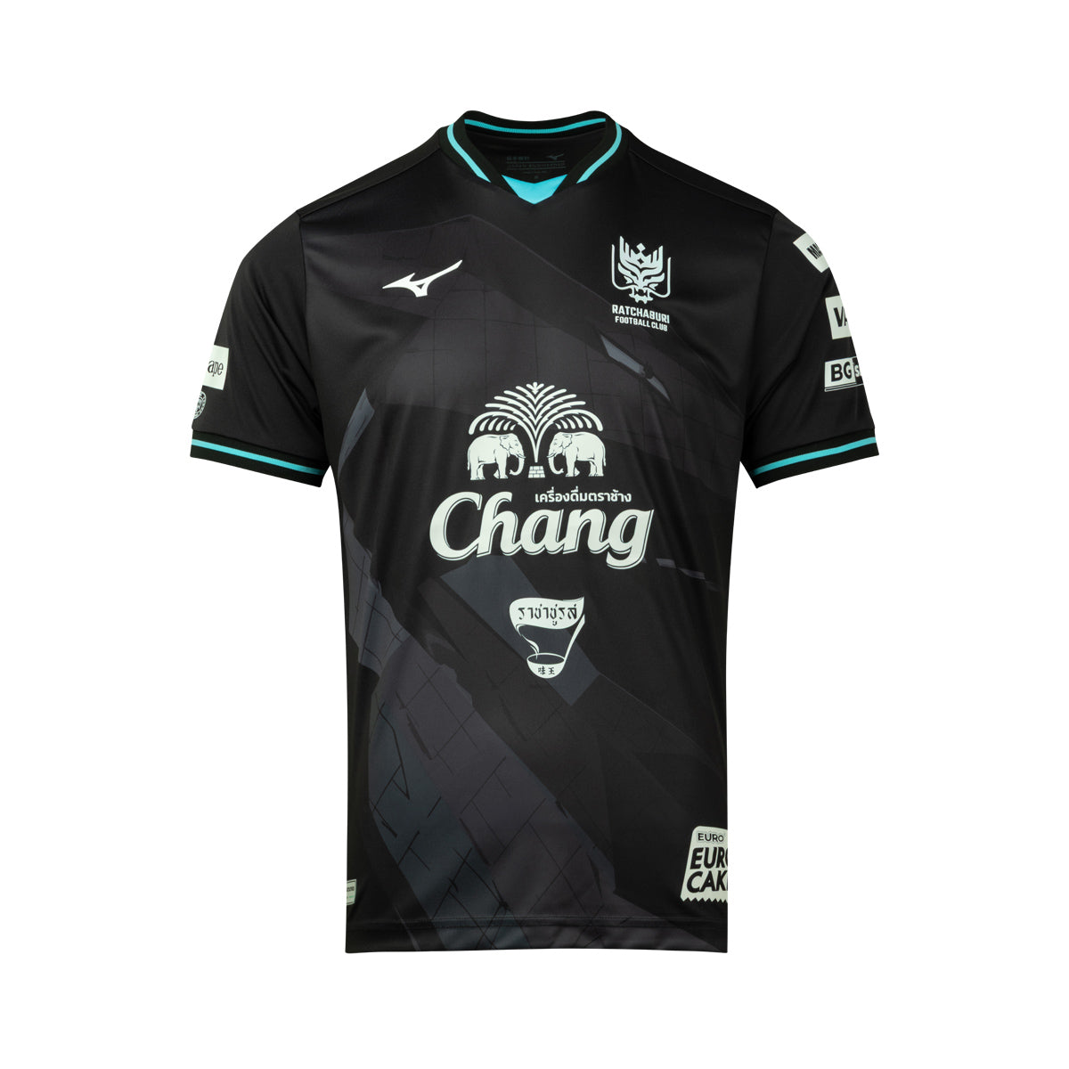 MIZUNO RATCHABURI FC 2026/2027 THIRD JERSEY - BLACK/WHITE/MINT