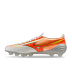 MIZUNO ALPHA III PRO FG - WHITE/LAVA ORANGE/EVENING PRIMROSE