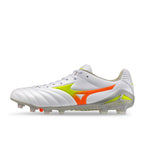 MIZUNO MONARCIDA NEO III PRO FG - WHITE/EVENING PRIMROSE/LAVA ORANGE