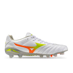 MIZUNO MONARCIDA NEO III PRO FG - WHITE/EVENING PRIMROSE/LAVA ORANGE