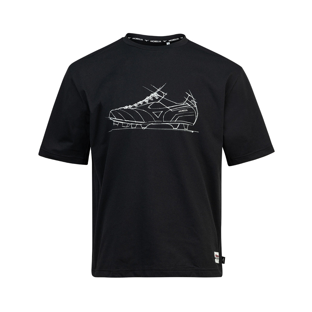 MIZUNO MORELIA ART PRINT TEE - BLACK