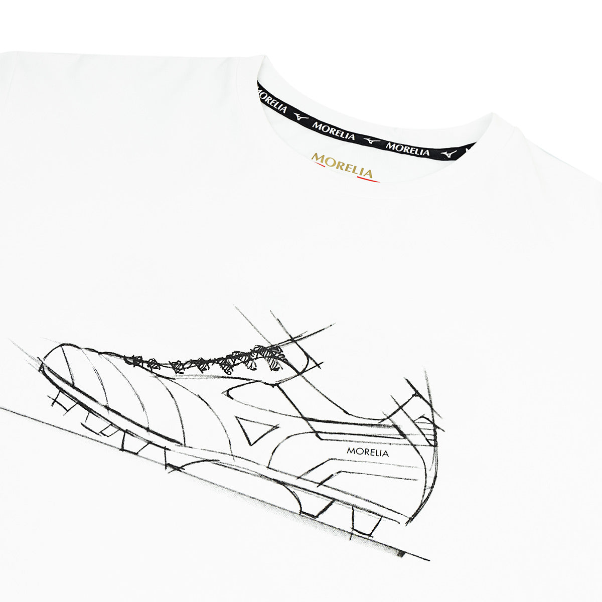 MIZUNO MORELIA ART PRINT TEE - WHITE