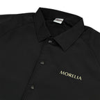 MIZUNO MORELIA LIGHT WOVEN BOMBER JACKET - BLACK