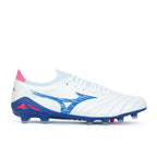 MIZUNO MORELIA NEO IV BETA JAPAN FG - WHITE/TANAGER TURQUOISE/PINK TETRA