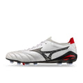 MIZUNO MORELIA NEO V BETA ELITE FG - WHITE/BLACK/CHINESE RED