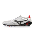 MIZUNO MORELIA NEO V BETA ELITE FG - WHITE/BLACK/CHINESE RED