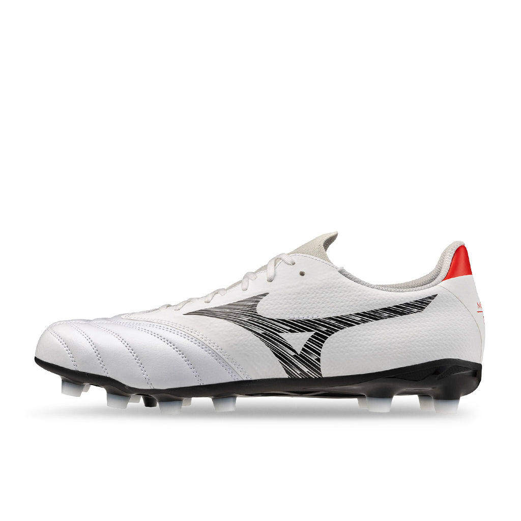 MIZUNO MORELIA NEO V BETA SELECT FG - WHITE/BLACK/CHINESE RED