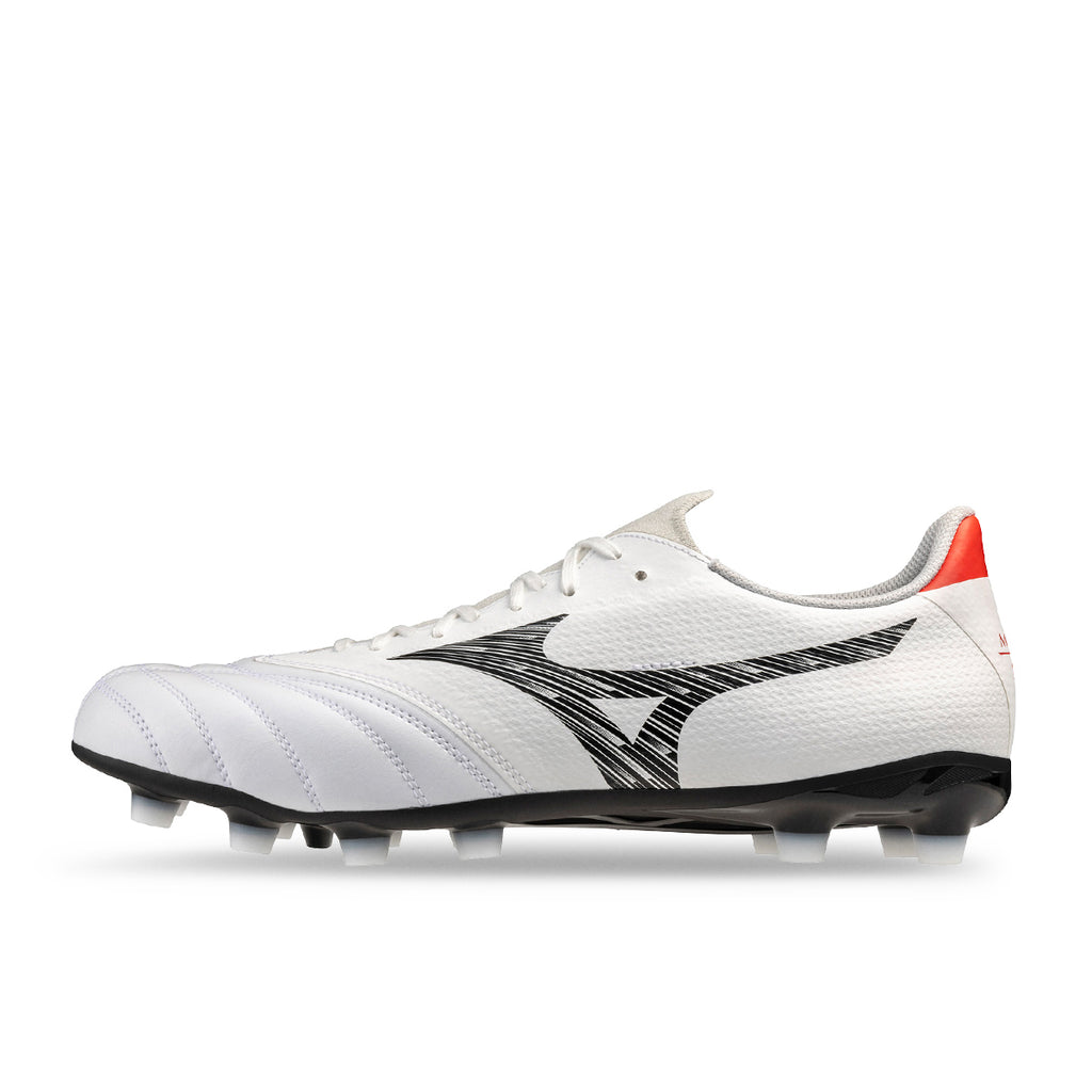 MIZUNO MORELIA NEO V BETA SELECT FG - WHITE/BLACK/CHINESE RED