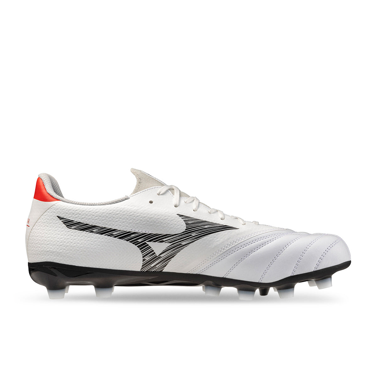 MIZUNO MORELIA NEO V BETA SELECT FG - WHITE/BLACK/CHINESE RED
