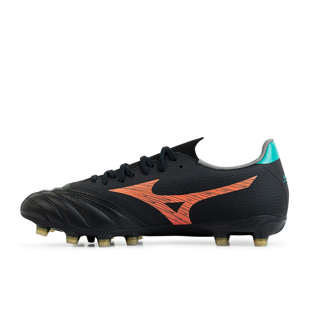 MIZUNO MORELIA NEO V BETA SELECT FG - BLACK/LAVA ORANGE/ARCADIA